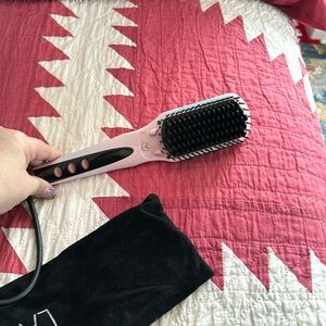 🪮 L’ange: Le Vite Straightening Brush in Blush 🪮